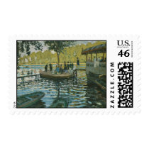 La Grenouillère - Claude Monet Postage Stamp