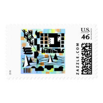 LA Harbor Scene 1 postage
