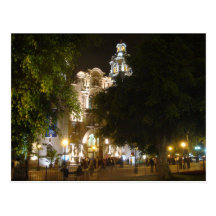 La Iglesia at Night Postcards