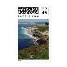 La Jolla Cove Postage Stamp