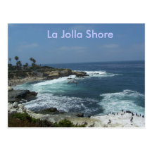 La Jolla Shore Postcard