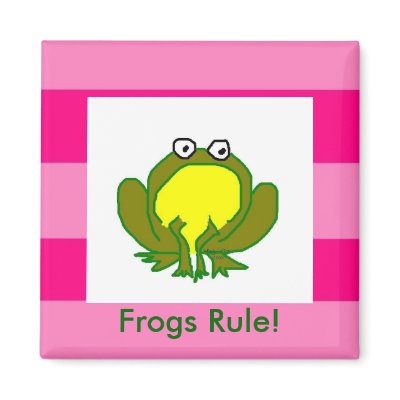 La Kermese Frog Magnet by eelkat