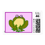 La Kermese Frog Postage Stamp