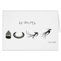 La liberté (Freedom) Card by louisegauloise La liberté (Freedom) Card