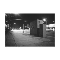 LA Light Streams Stretched Canvas Prints