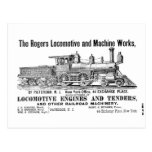 La locomotora de Rogers funciona la postal