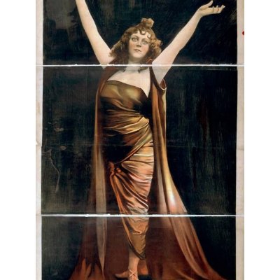 La Loie Fuller Vintage Theater post card