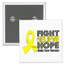 La lucha cree la esperanza - cáncer de vejiga pins