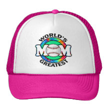 La mamá más grande del mundo; Softball Gorros Bordados