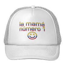 La Mamá Número 1 - Number 1 Mom in Colombian Mesh Hat