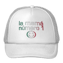 La Mamá Número 1 ( Number 1 Mom in Mexican ) Mesh Hats