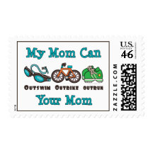 La mamá Outswim sellos superados Outbike del Triat