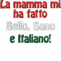 La mamma mi ha fatto, Bello, Sano, e Italiano!