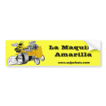 La Maquina Amarilla Bumper Sticker