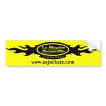La Maquina Amarilla Logo bumper stickers by eejackets La Maquina Amarilla Logo bumper stickers