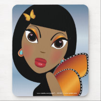 La Mariposa (Butterfly) mousepads