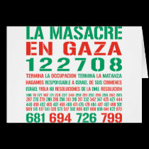La Masacre En Gaza cards