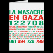 La Masacre En Gaza cards