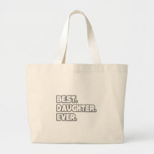 La mejor hija nunca bolsas de mano