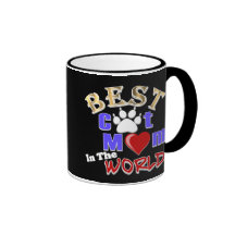 La mejor mamá del gato en los regalos del mundo pa tazas de café