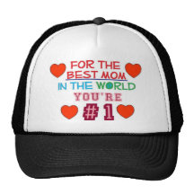 La mejor mamá en el mundo gorra
