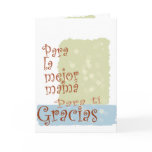 La  mejor mamá. Greeting Card