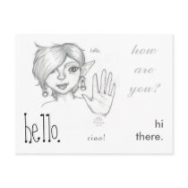 La Mia Amica. postcards