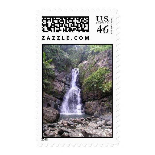 La Mina Falls Stamp