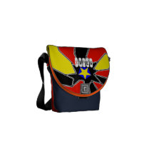 La mini bolsa de mensajero cero del carrito brilla bolsas messenger