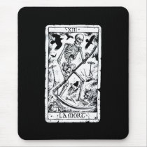 La Mort Tarot Card mousepads