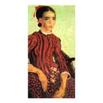La Mousme, Sitting by Vincent van Gogh Personalized Photo Card