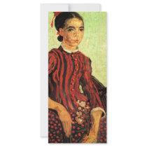 La Mousme, Sitting by Vincent van Gogh Rack Cards