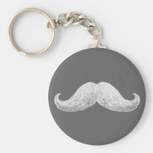 La Moustache (Dark) Keychain