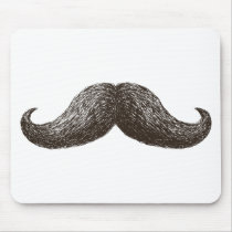 La Moustache (Light) Mouse Pads