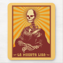 La Muerta Lisa Mouse Pad