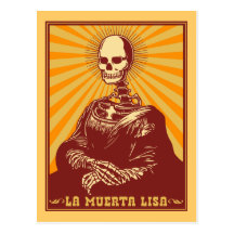 La Muerta Lisa Post Cards