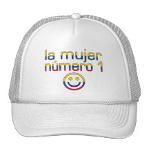 La Mujer Número 1 - Number 1 Wife in Colombian Mesh Hats