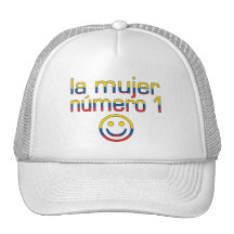 La Mujer Número 1 - Number 1 Wife in Ecuadorian Mesh Hat