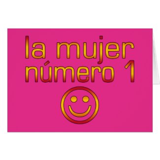 La Mujer Número 1 - Number 1 Wife in Spanish card