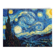 La noche estrellada (De sterrennacht) - Van Gogh Calendarios
