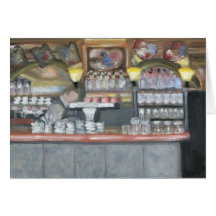 La Palette Bar/Cafe Greeting Card