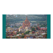 La Parroquia of San Miguel de Allende Mexico Custom Photo Card