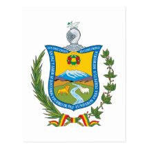 La Paz Coat of Arms Postcards