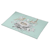 La petite famille on Marie Antoinette Blue Placemats
