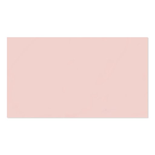 La Petite Famille on pink and cream background Business Card Templates (back side)