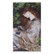 La Pia de Tolomei - Dante Gabriel Rossetti Business Card Template