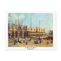 La Piazza San Marco. By Canaletto Post Cards