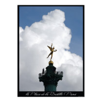 la Place de la Bastille - Paris posters