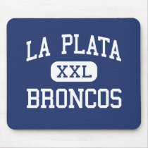La Plata Broncos Middle Silver City mousepads by customteamsportswear La Plata Broncos Middle Silver City mousepads