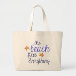 La playa fija todo bolsa de mano